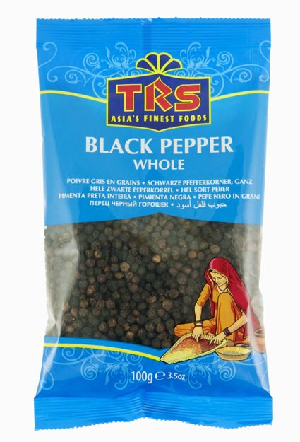 TRS Black Pepper Whole 100 gm