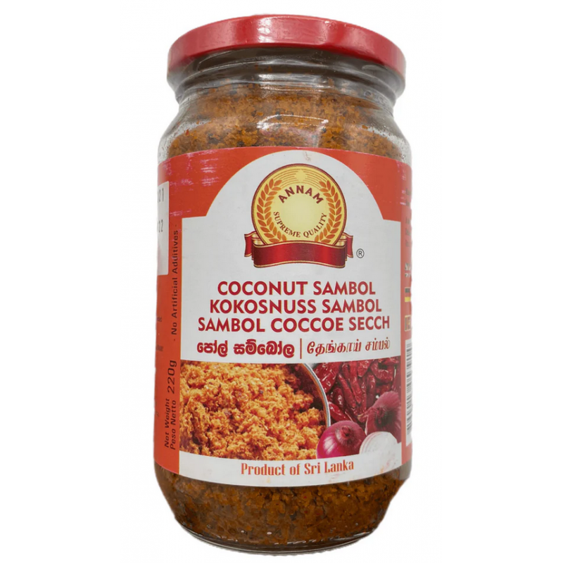 [ANNAM Coconut Sambal Red 250 ml] ANNAM Coconut Sambal Red 250 ml