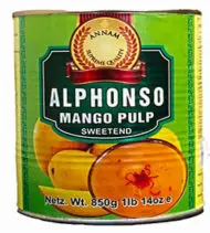 [ANNAM Alphonso Mango Pulp 850 gm] ANNAM Alphonso Mango Pulp 850 gm