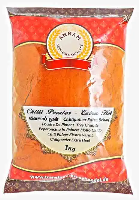 [ANNAM Chilli Powder Ex. Hot 400 gm] ANNAM Chilli Powder Ex. Hot 400 gm