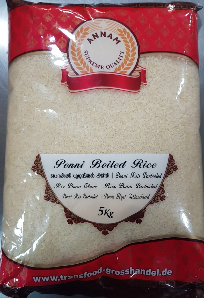 [ANNAM Ponni Boiled Rice 5 kg] ANNAM Ponni Boiled Rice 5 kg