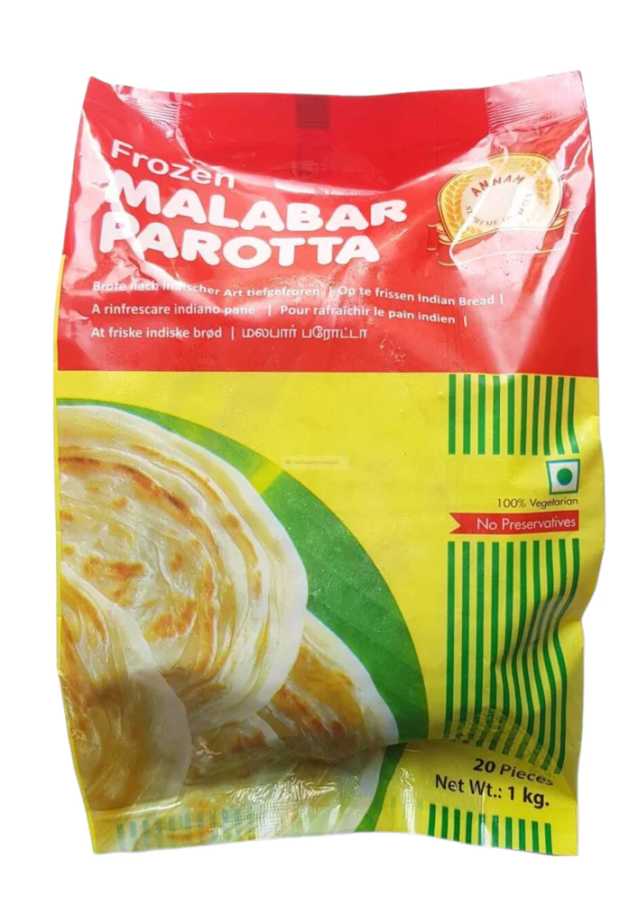 ANNAM Frozen Malabar Parotta 20 pcs 1 kg