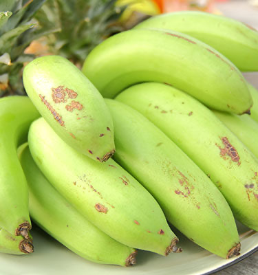 Frische Green Plantain 1 kg (aus Ecuador)