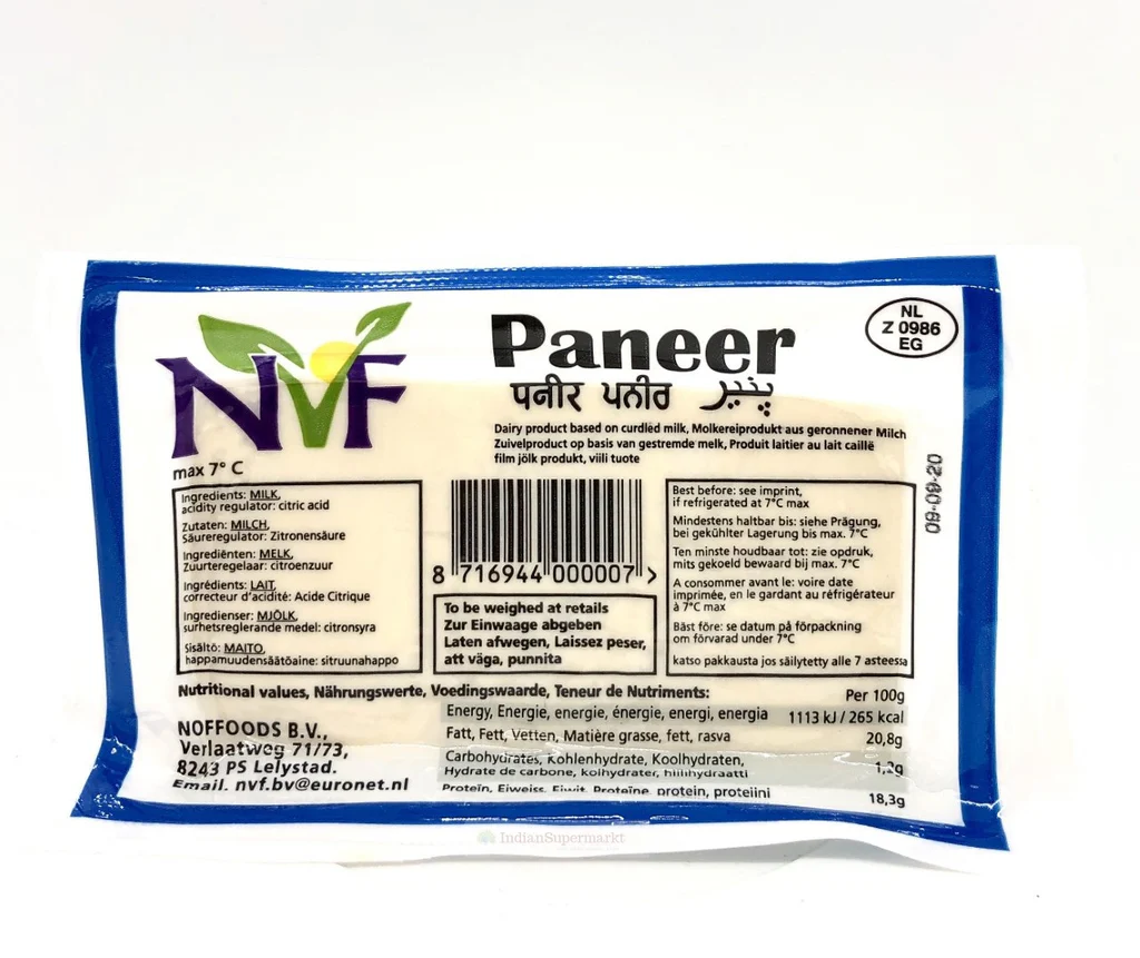 Frische Paneer