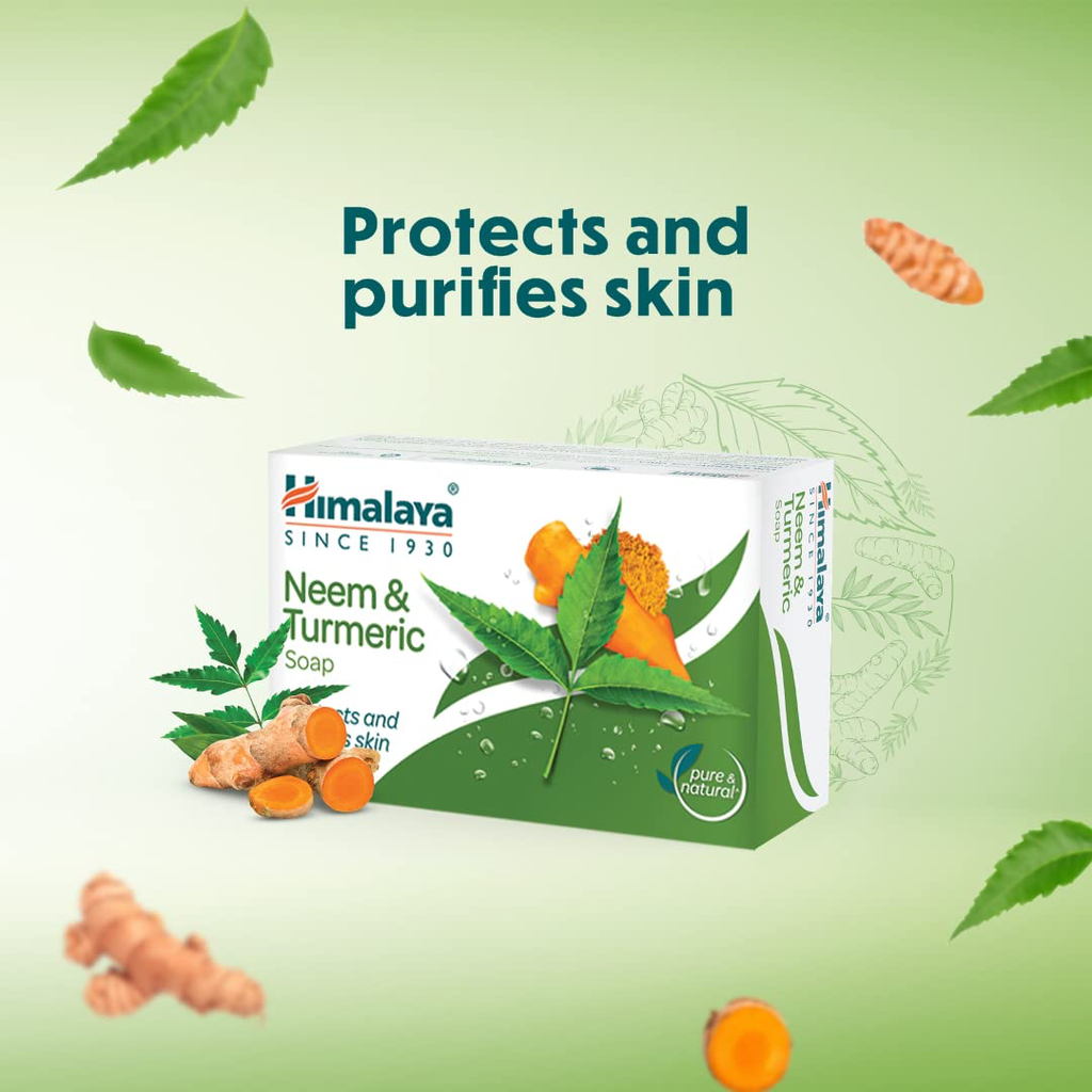 [HIMALAYA Soap (Neem & Turmeric) 75 gm] HIMALAYA Soap (Neem & Turmeric) 75 gm
