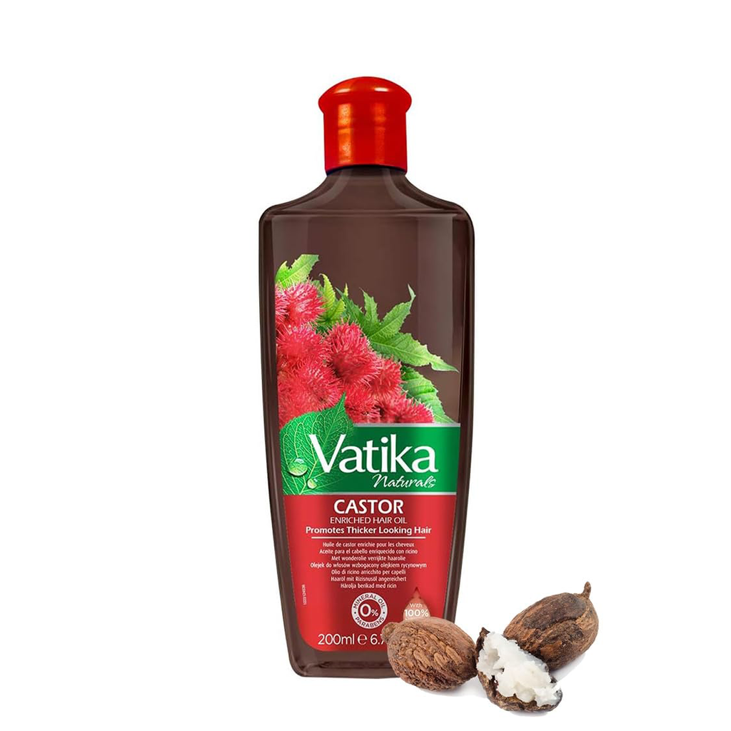 [VATIKA Castor Multivitamin Hair Oil 200 ml] VATIKA Castor Multivitamin Hair Oil 200 ml