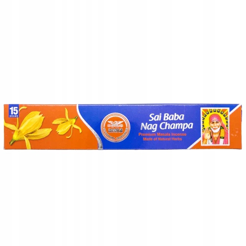 [HEERA Sai Baba Nag Champa Agarbatti (Incense) 15 gm] HEERA Sai Baba Nag Champa Agarbatti (Incense) 15 gm