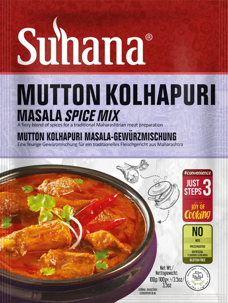 [SUHANA Mutton Kolhapuri Mix Masala 100 gm] SUHANA Mutton Kolhapuri Mix Masala 100 gm