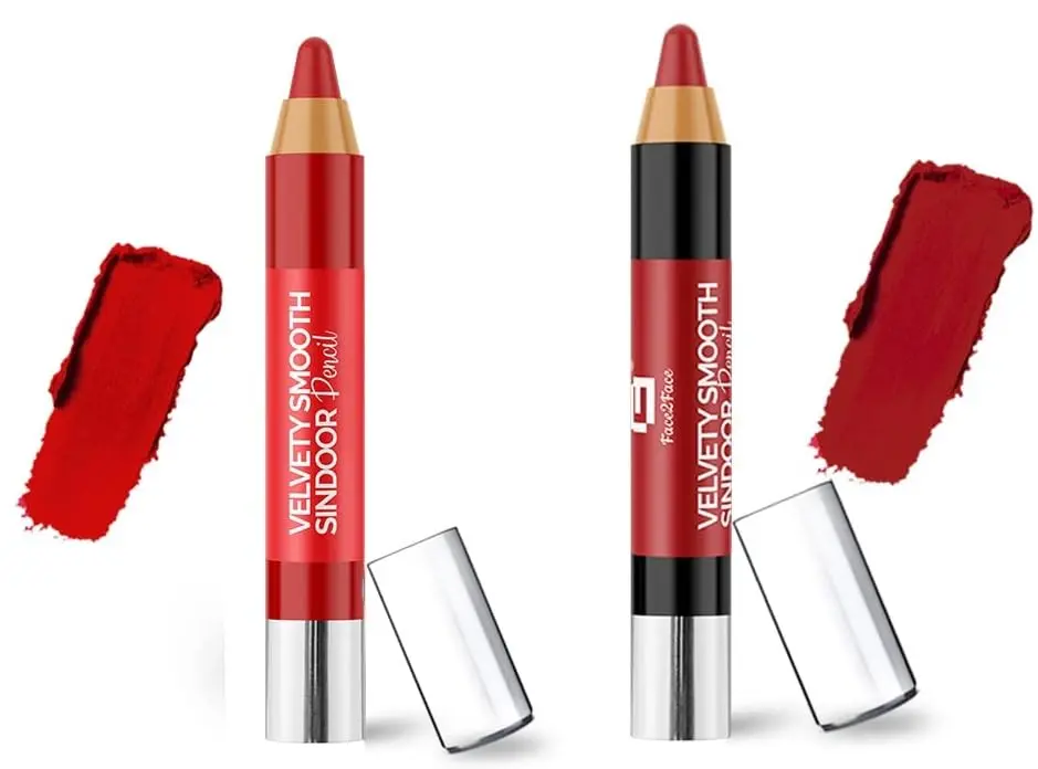 [SINDOOR Pencil (Red, Marun)] SINDOOR Pencil (Red, Marun)