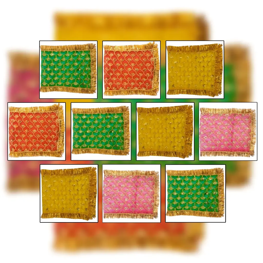 Mataji Chuni (Red/Green)