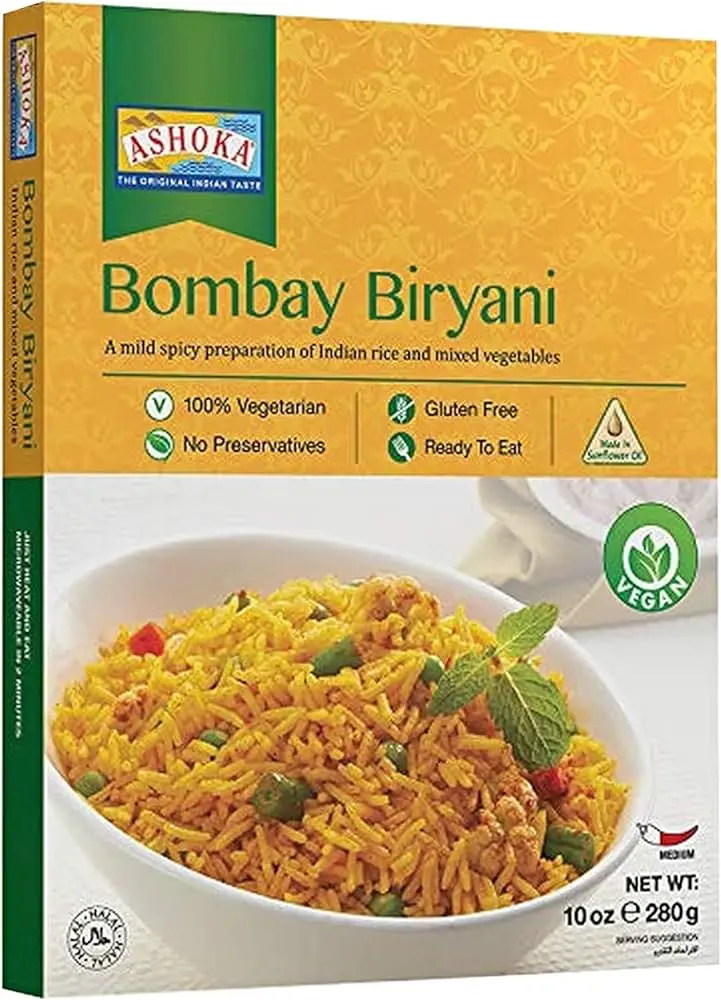 ASHOKA Instant Delhi Lentils & Bombay Biryani 250 gm