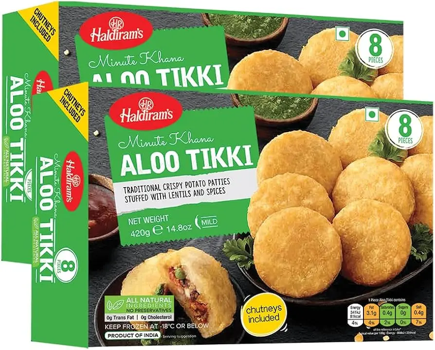 ML TASTE Aloo Tikki 8 pcs