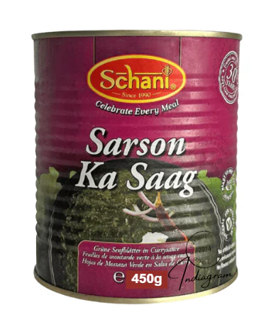 SCHANI Canned Punjabi Sarson Ka Saag 850 gm