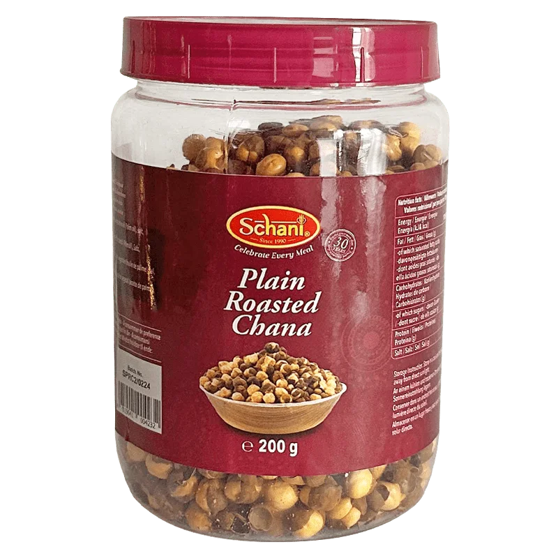 SCHANI Roasted Chana With Skin Jar 400 gm
