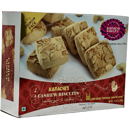 KARACHI BAKERY Biscuits Cashew + Fruit 400 gm  