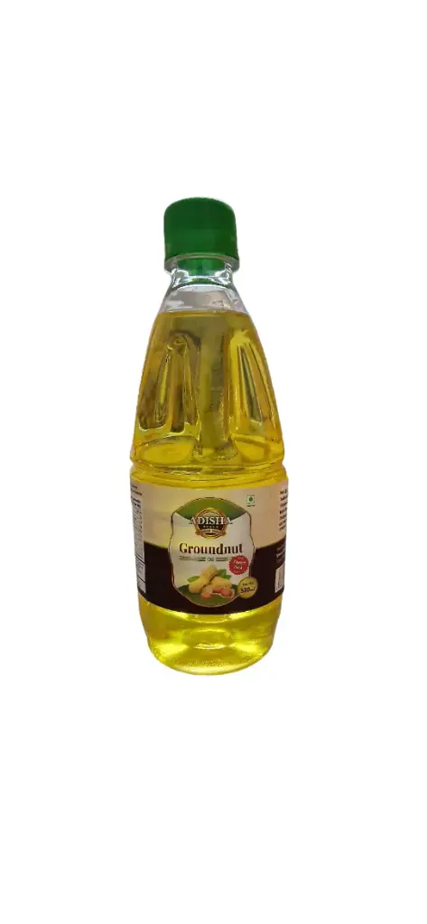 [ADISHA Peanut (Groundnut) Oil 500 ml] ADISHA Groundnut (Peanut) Oil 500 ml