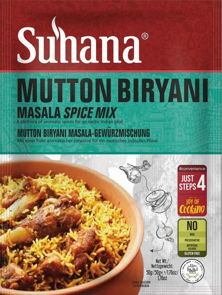 [SUHANA Mutton Biryani Masala 50 gm] SUHANA Mutton Biryani Masala 50 gm