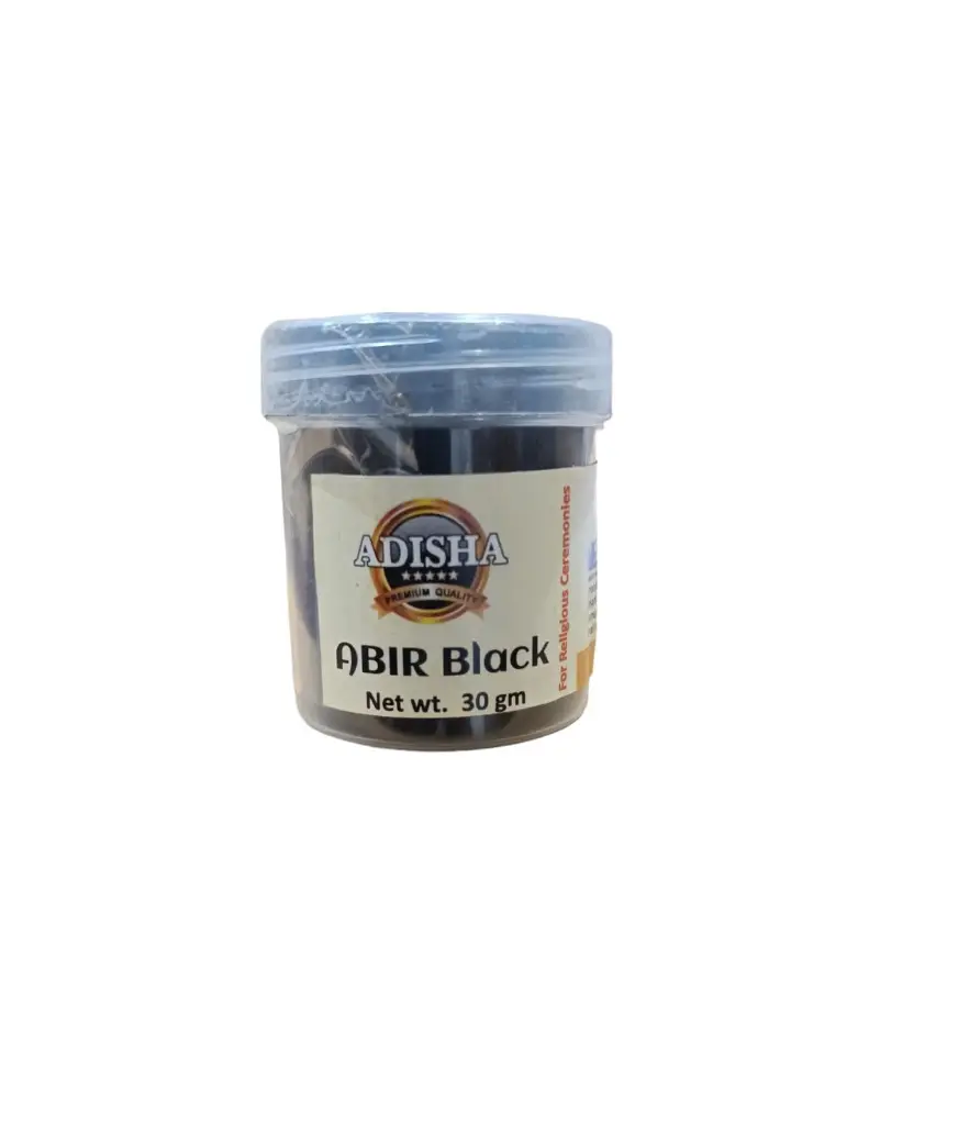 [ADISHA Abir Black (For pooja) 30 gm] ADISHA Abir Black (For pooja) 30 gm