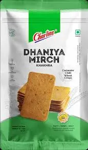 [CHARLIEE Dhania Mirch Khakhra 150 gm] CHARLIEE Dhania Mirch Khakhra 150 gm