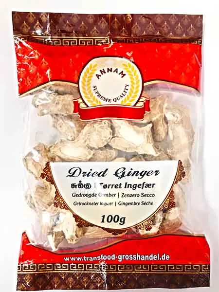 [ANNAM Dried Ginger Pealed 100 gm] ANNAM Dried Ginger Pealed 100 gm
