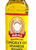 Annam Gingely Oil Sesam Oil (Glass Bottle) 375 ml 