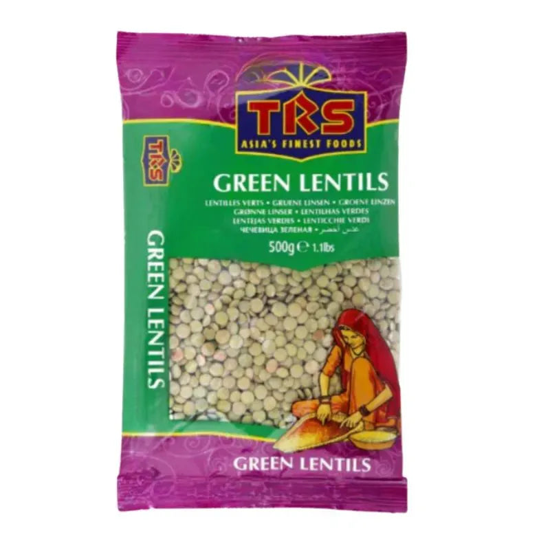 TRS Green Masoor Whole 500 gm