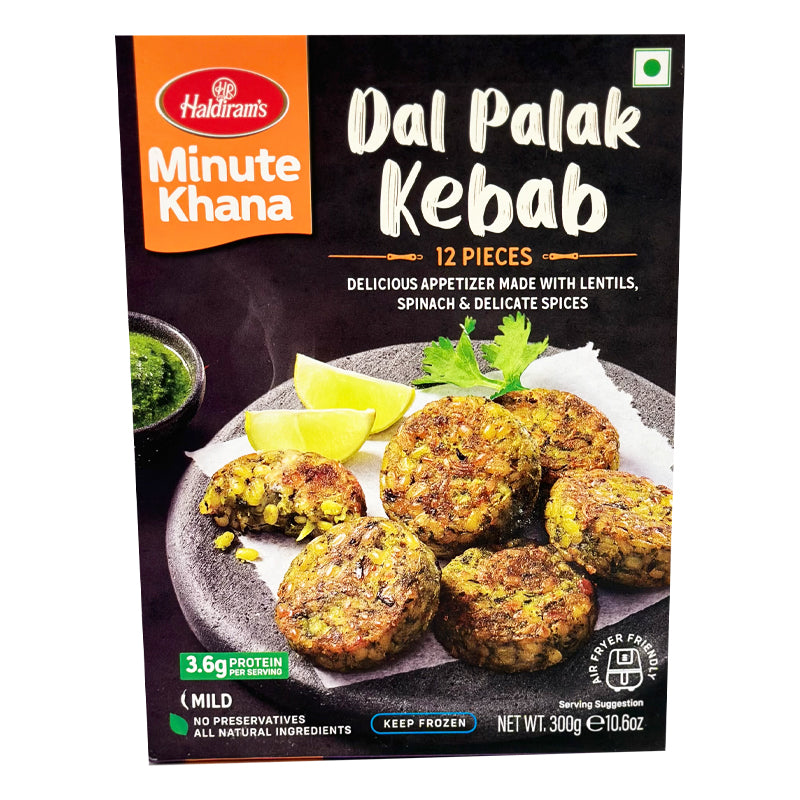 Haldiram Frozen Dal Palak Kebab 300 gm