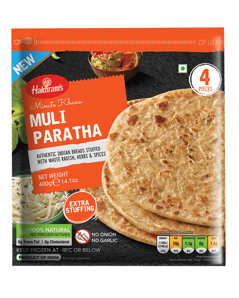 HALDIRAM Frozen Muli Paratha 400 gm