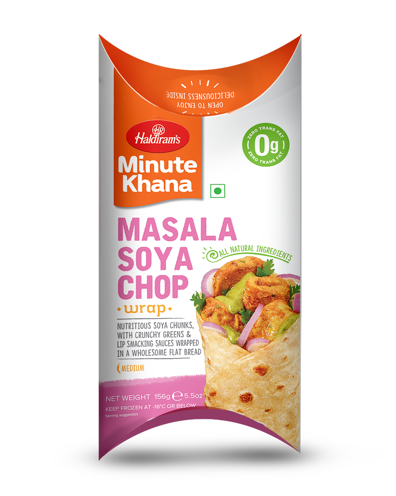 HALDIRAM Frozen Wrap Soya Chop 156 gm