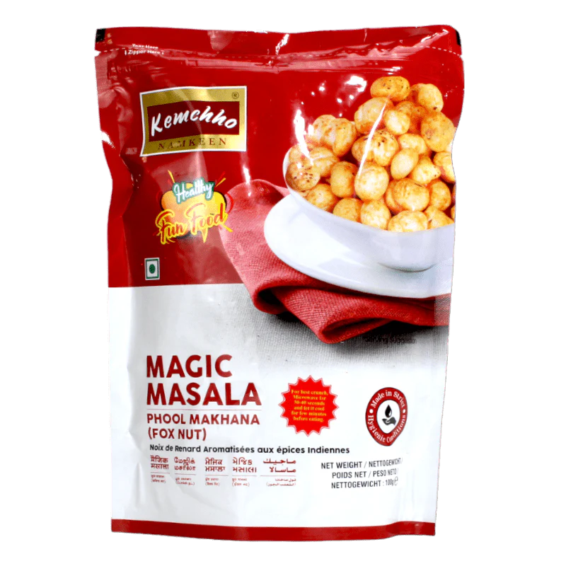 [KEMCHHO Magic Masala Phool Makhana 100 gm] KEMCHHO Magic Masala Phool Makhana 100 gm