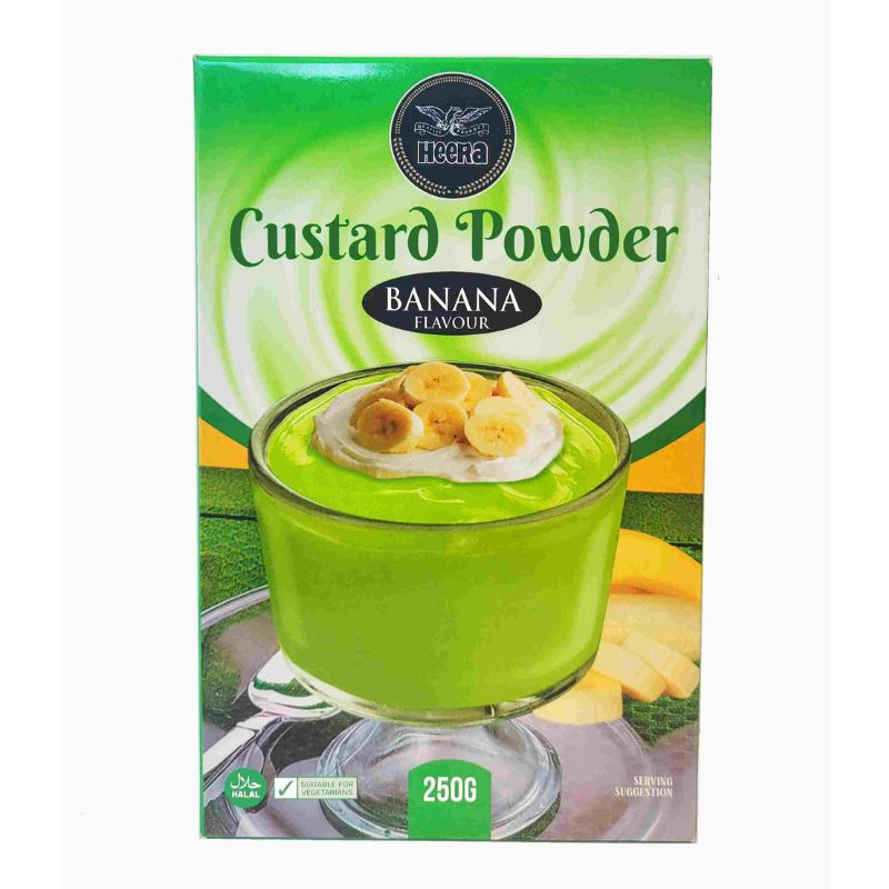 [HEERA Custard Powder Banana 250 gm] HEERA Custard Powder Banana 250 gm