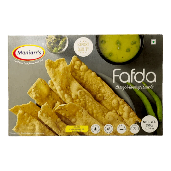 MANIARRS Namkeen Fafda With Chilli 350 gm