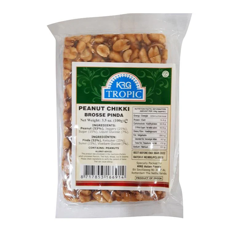KRG Gajak Round Chikki Sesame 200 gm