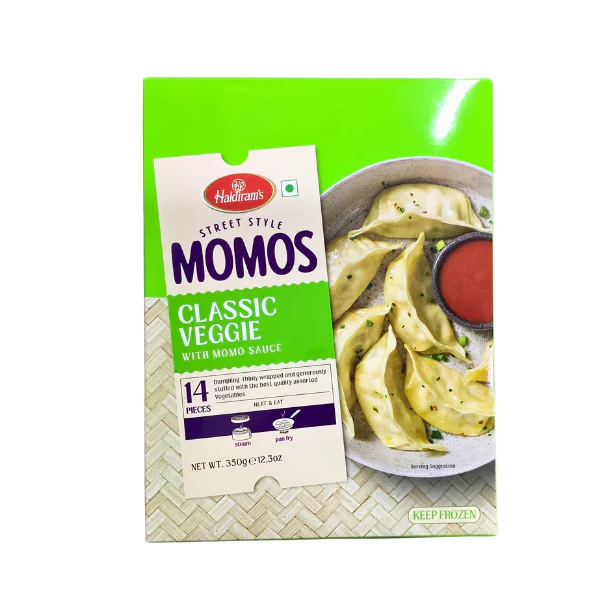 Haldiram Frozen Classic Veggie Momos 350 gm