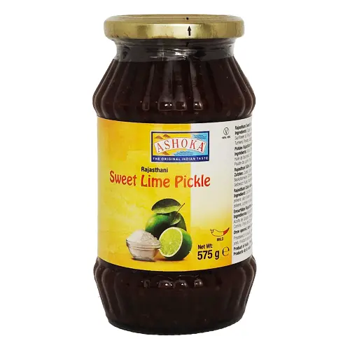[ASHOKA Lime Pickle Sweet Rajasthani 575 gm] ASHOKA Lime Pickle Sweet Rajasthani 575 gm