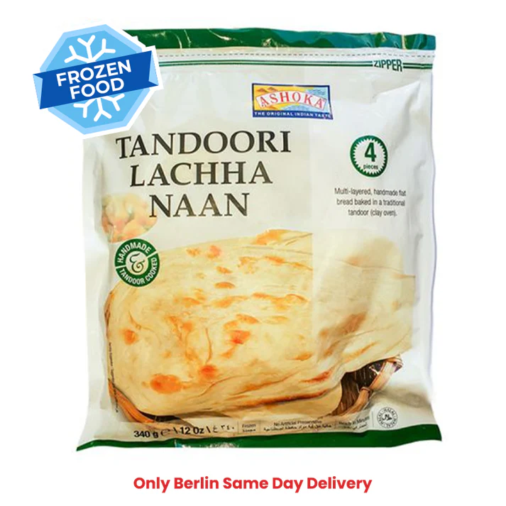 ASHOKA Frozen Tandoori  Lachha Naan 340 gm