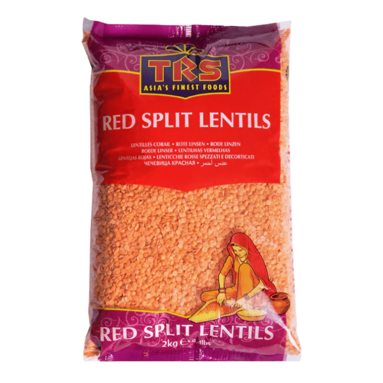TRS Red Split Lentils Masoor 2 kg