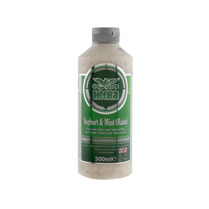 [HEERA Yogurt & Mint Raita Sauce 500 ml] HEERA Yogurt & Mint Raita Sauce 500 ml