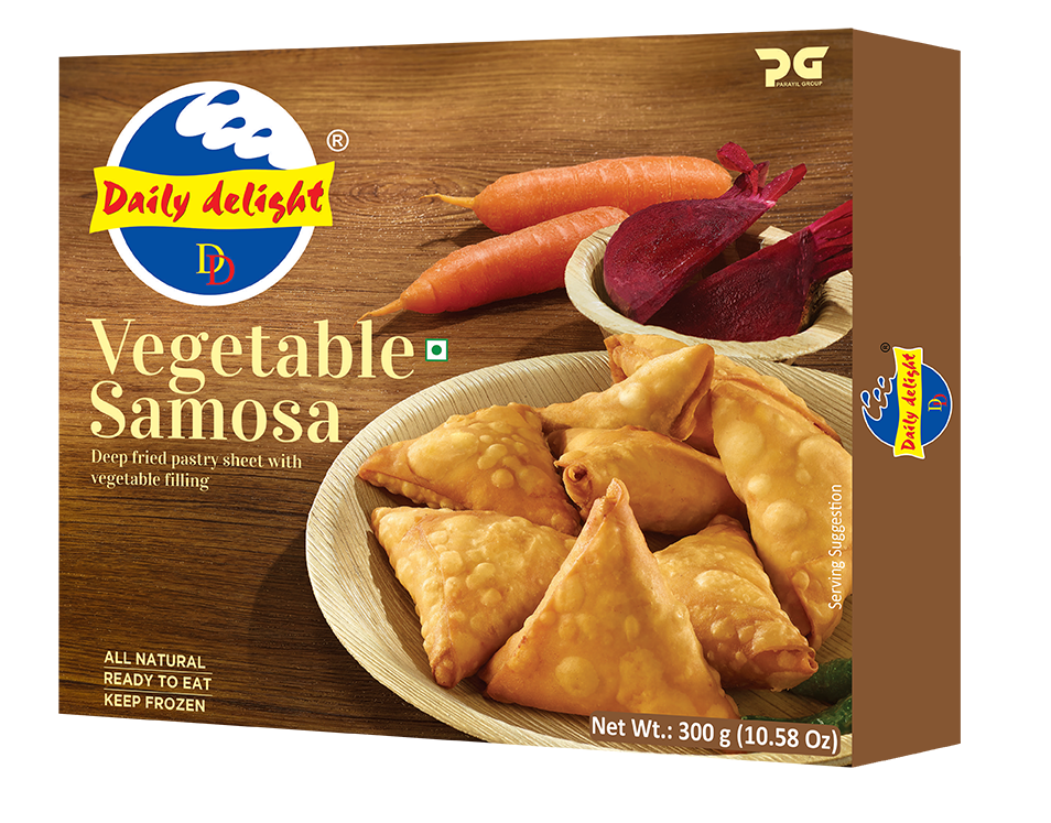 DAILY DELIGHT Frozen Vegetable Samosa 300 gm