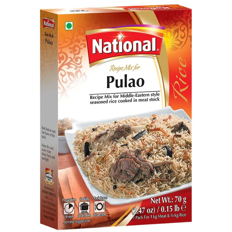 National Pulao Masala 140 gm   