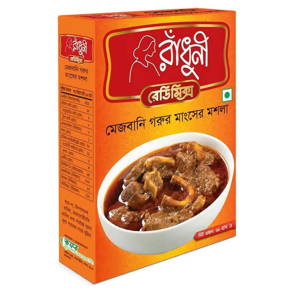 Radhuni Mejbani Beef Masala 68 gm