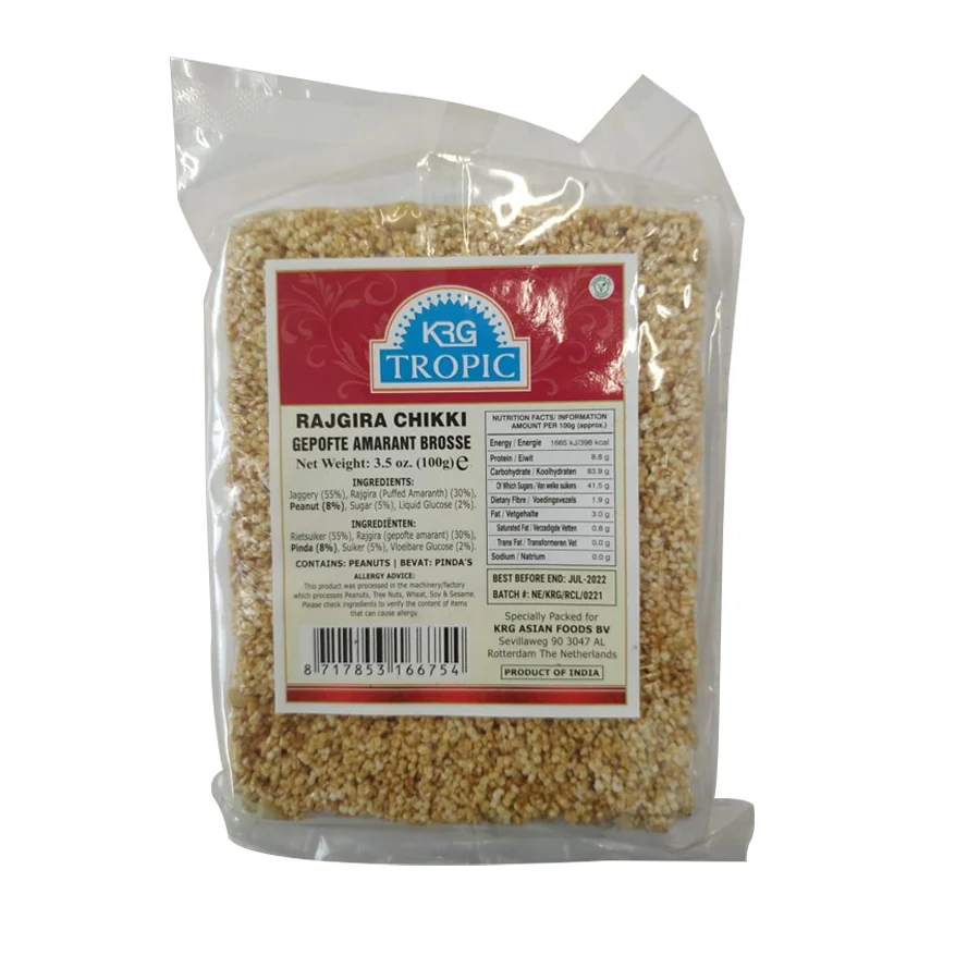 [KRG Gajak Rajgira Chikki 100 gm] KRG Gajak Rajgira Chikki 100 gm