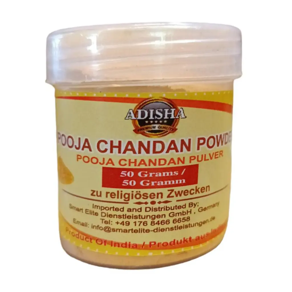 [ADISHA Pooja Chandan Sandalwood Powder 50 gm] ADISHA Pooja Chandan Sandalwood Powder 50 gm