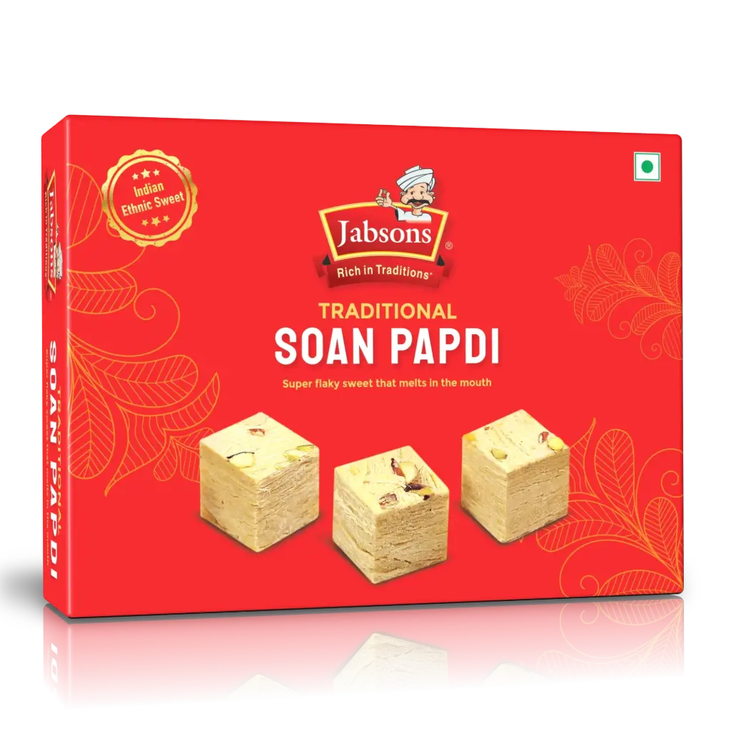 [JABSONS Soan Papdi Plain 200 gm] JABSONS Soan Papdi Plain 200 gm