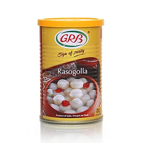 [GRB Canned Rasogolla 500 gm] GRB Canned Rasogolla 500 gm