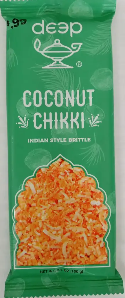 [DEEP Coconut Chikki Bar 100 gm] DEEP Coconut Chikki Bar 100 gm