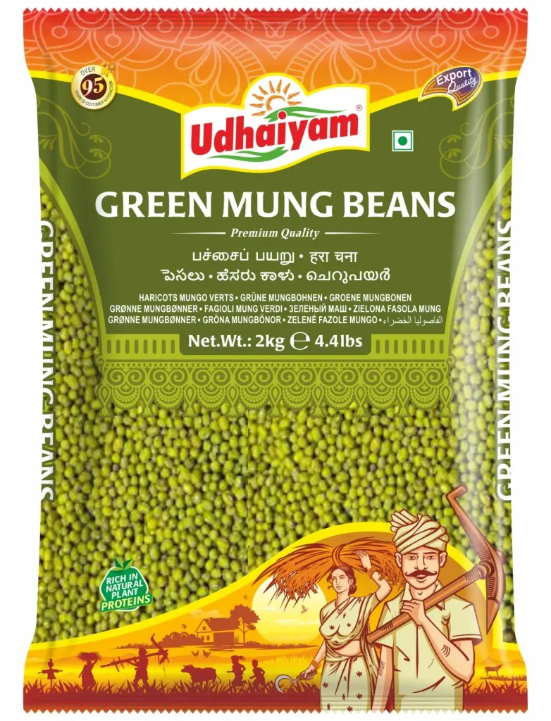 Udhaiyam Green Mung Beans 1 kg  