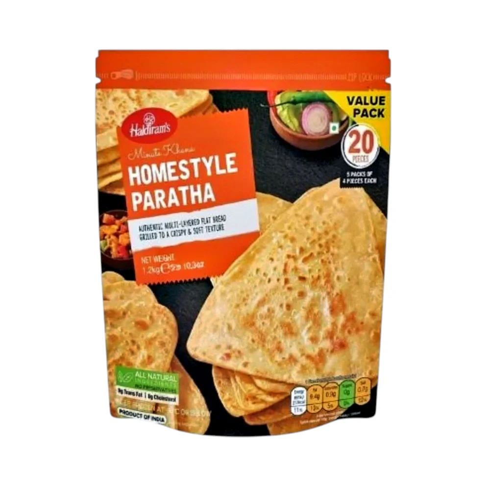 Haldiram Frozen HomeStyle Paratha Family Pack 2 kg