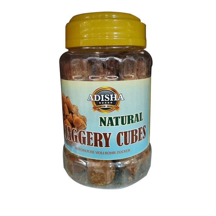 [ADISHA Natural Jaggery Cubes 500 gm] ADISHA Natural Jaggery Cubes 500 gm