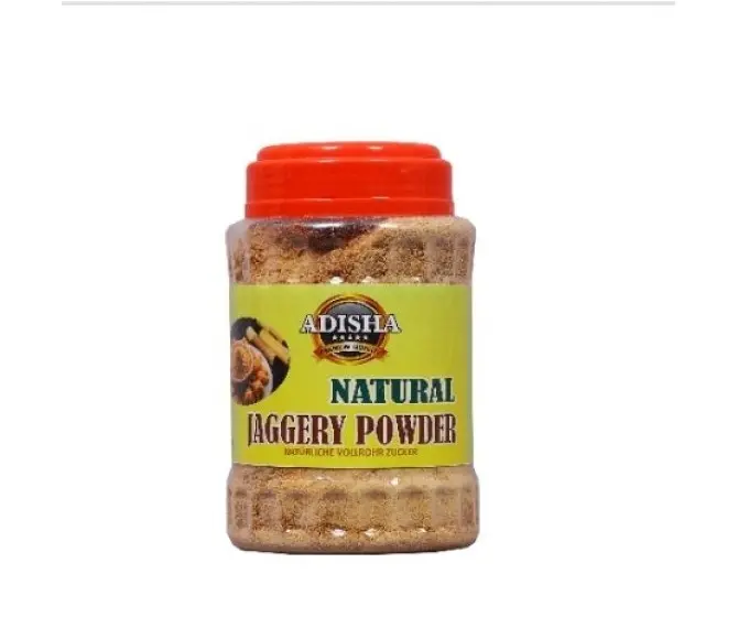 [ADISHA Natural Jaggery Powder (Jar) 500 gm] ADISHA Natural Jaggery Powder (Jar) 500 gm